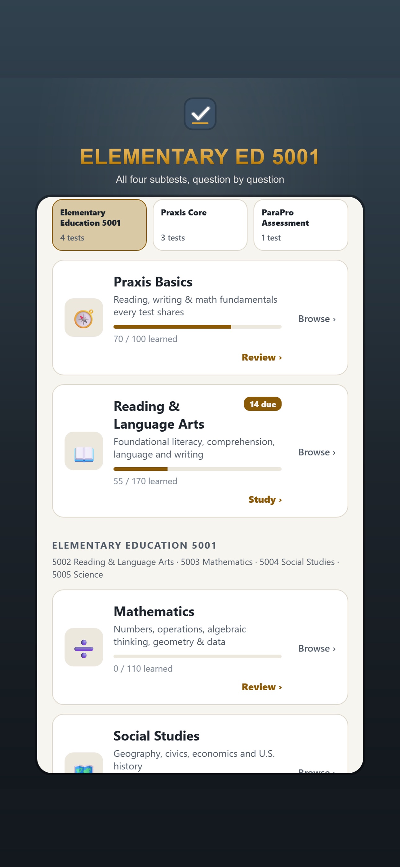 Screenshot 2 of Praxis Practice Test 2026