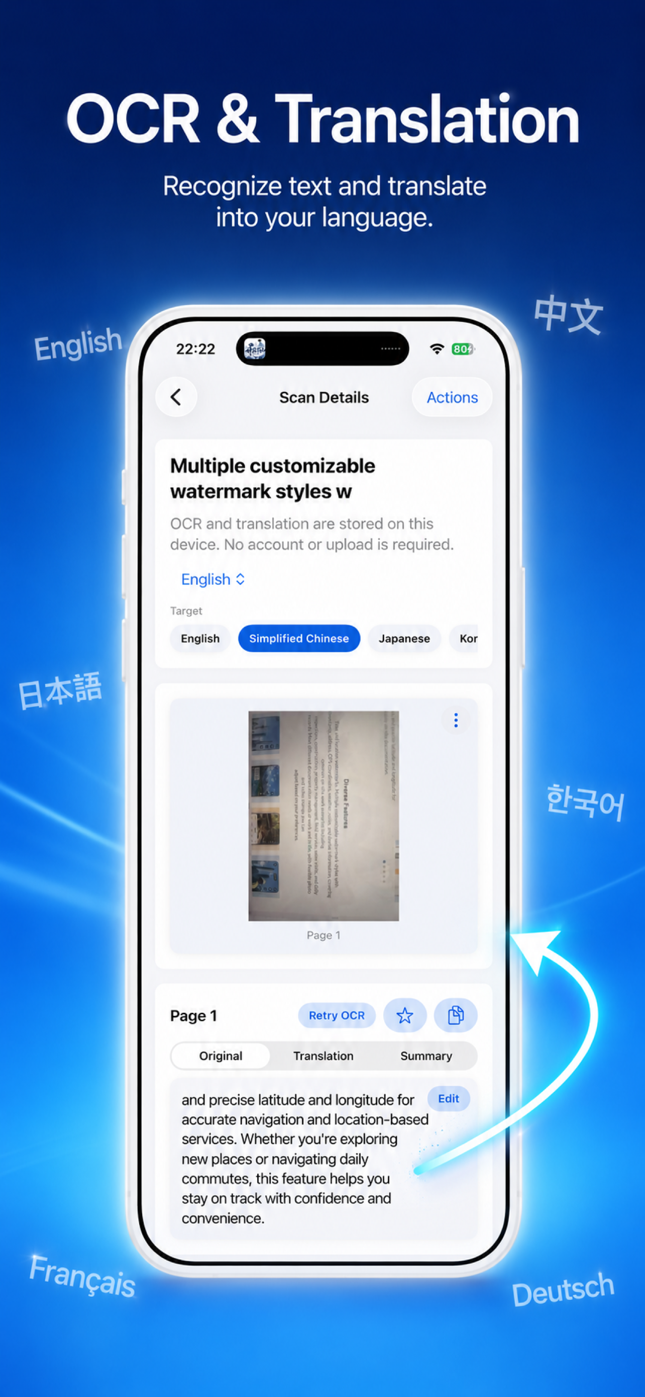 ScanLingua OCR PDF Scanner screenshot 4