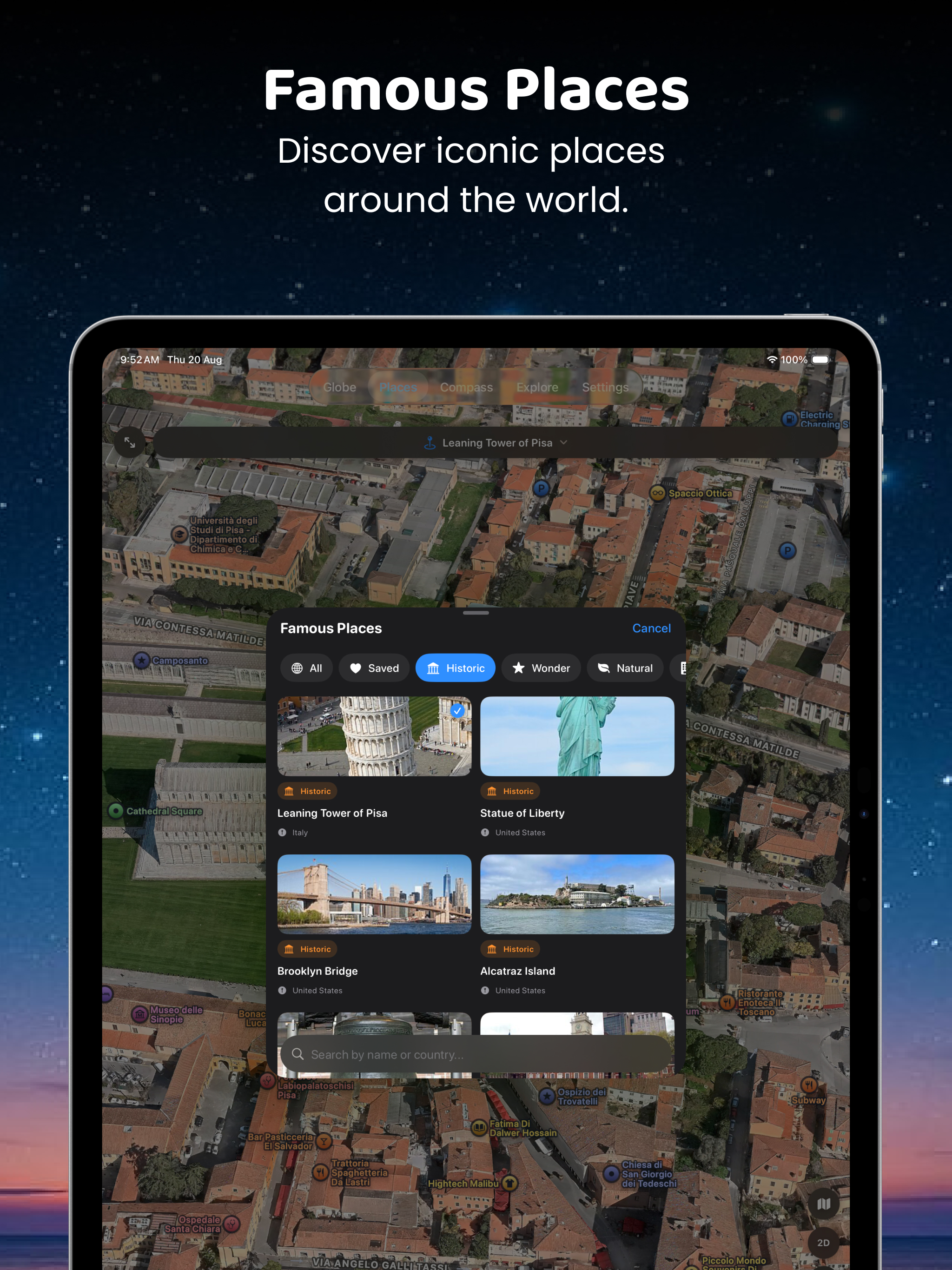 Globe 3D: Live Earth Map & GPS screenshot 14