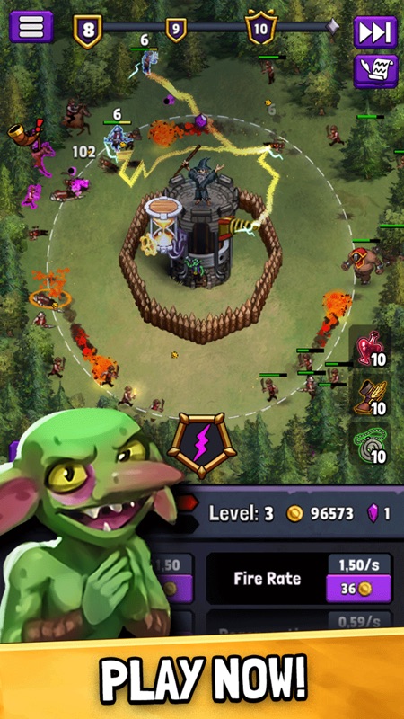 Evil Tower - Idle Defense TD screenshot 4