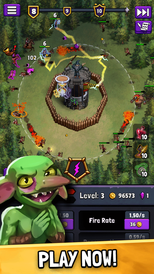 #4. Evil Tower - Idle Defense TD (iOS) 由: Aurecas