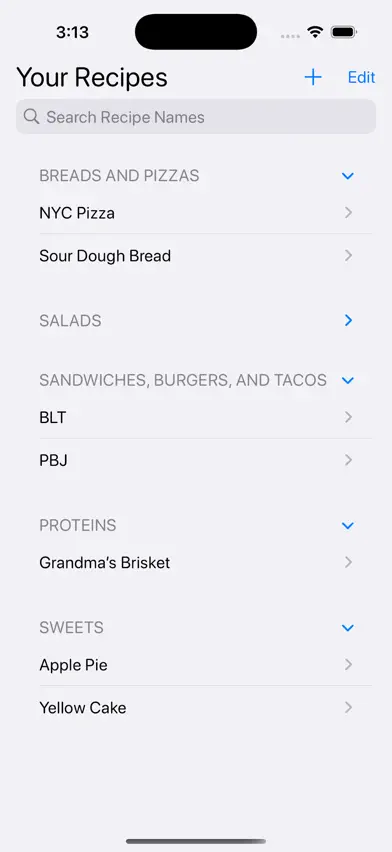 The Recipe Noteboook screenshot 1