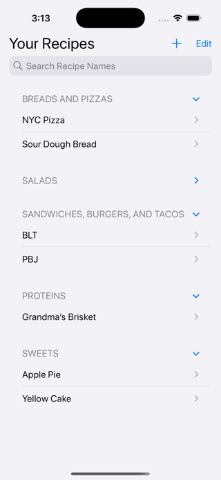 The Recipe Noteboook Screenshot 1 of 4