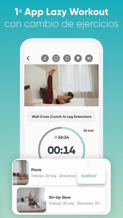Pilates en la pared Desafío screenshot 4