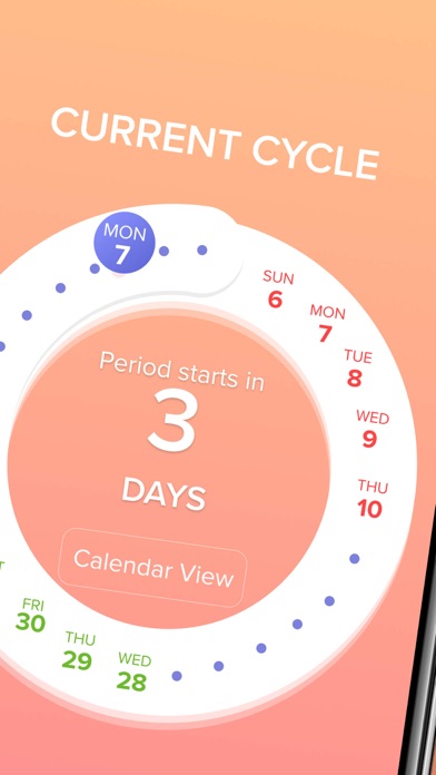 Screenshot #2 pour Period Tracker - Eve