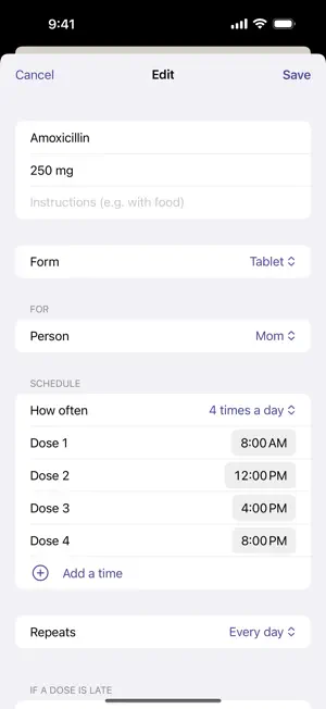 Bernadoo Medicine Tracker screenshot 4