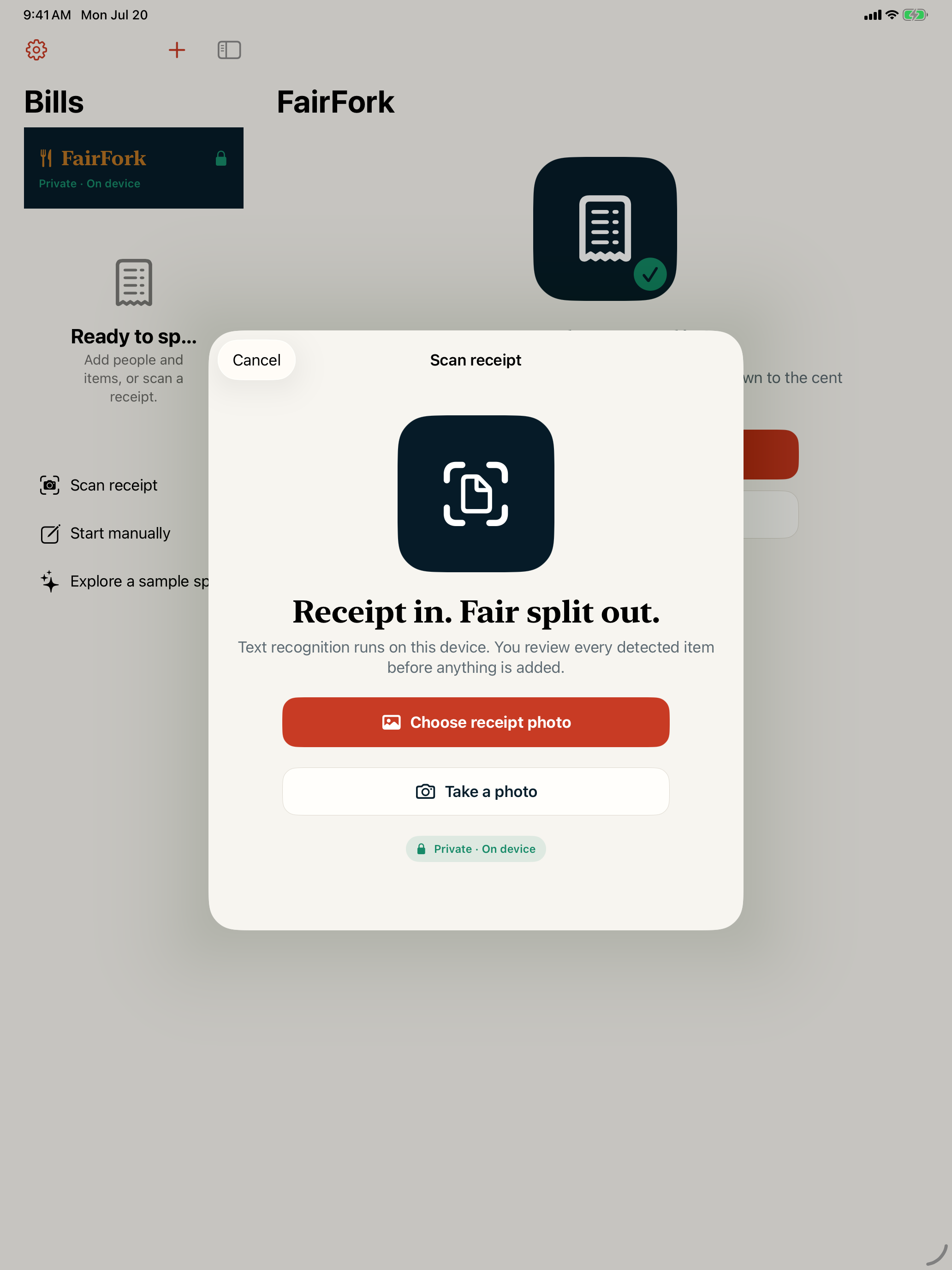 FairFork: Receipt Splitter screenshot 7