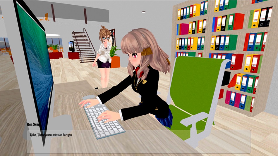 #5. Anime Detective School Sim 3D (iOS) โดย: Saskia Inas Shahna