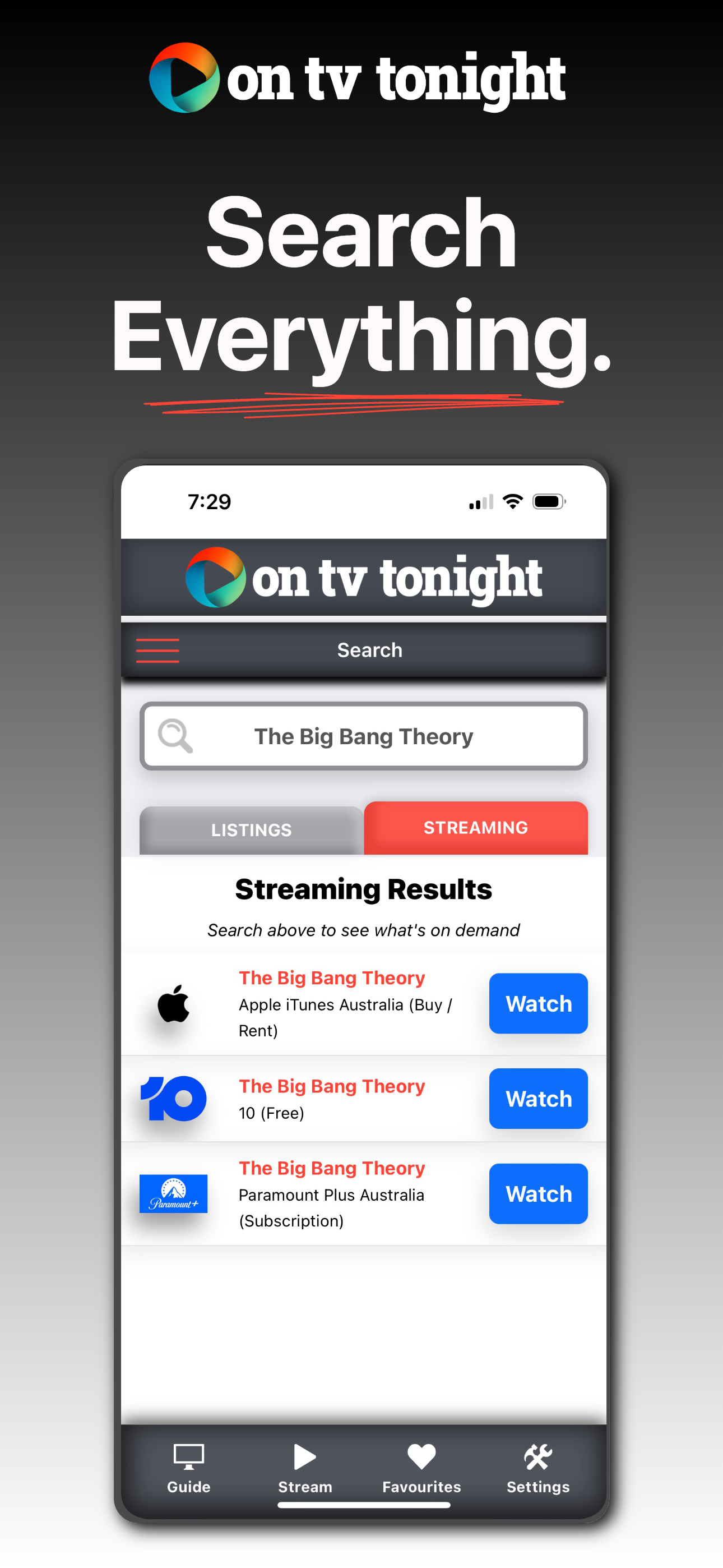 TV & Streaming Guide Australia screenshot 5