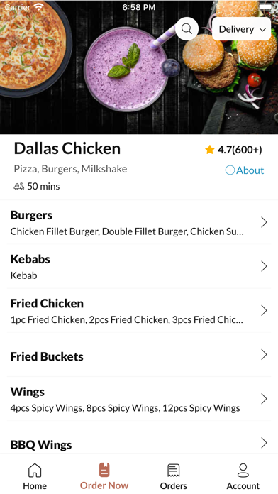 Dallas Chicken Burnley Screenshot