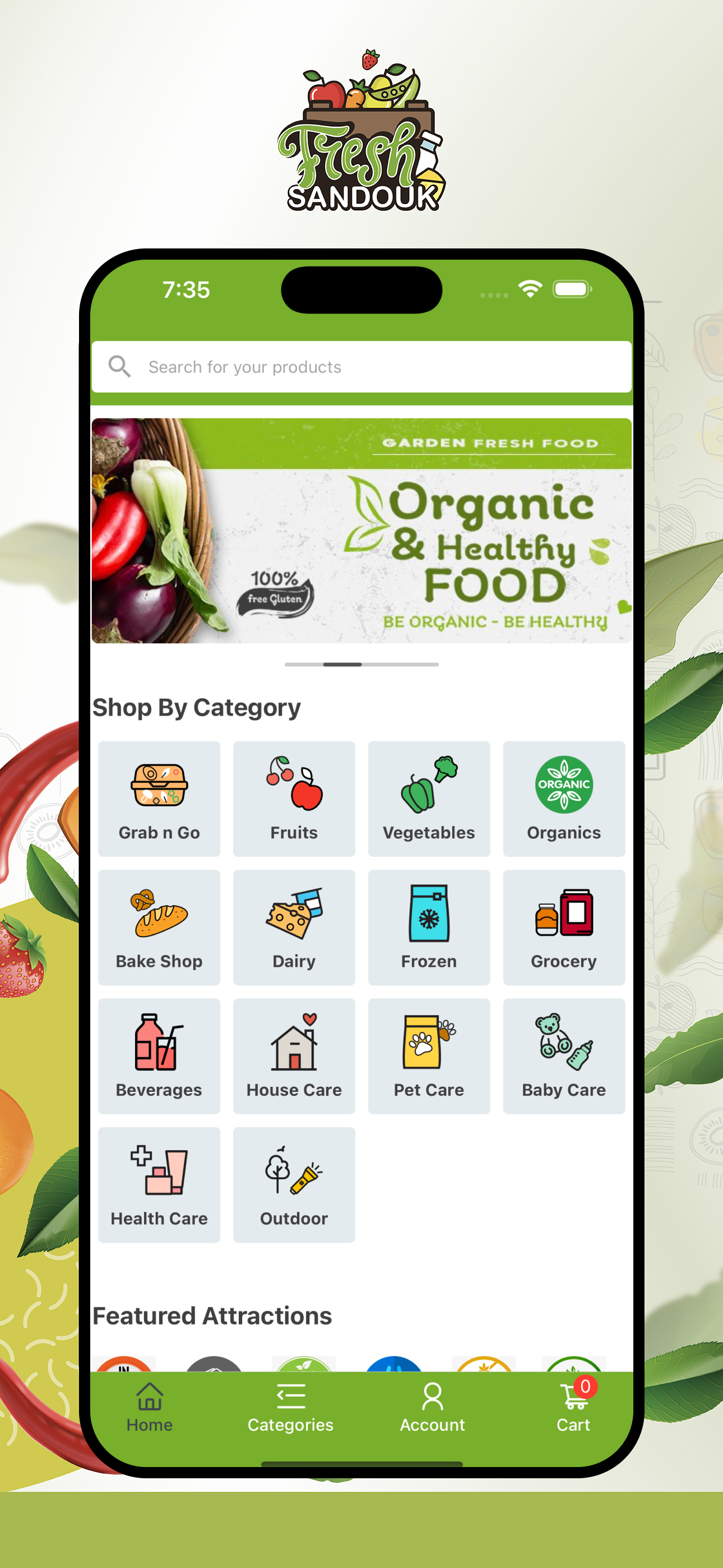 Fresh Sandouk Mobile App