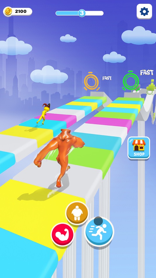#1. Shape Transform - Racing Games (iOS) By: Muhammad Arslan
