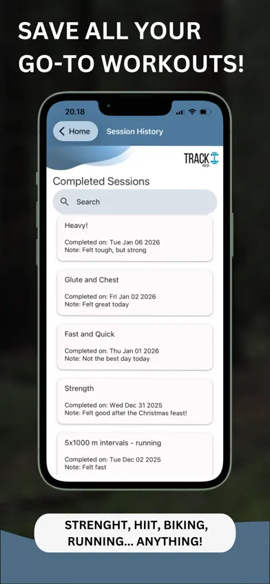 TrackApp screenshot 2