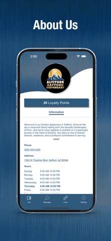 Altitude Safford iPhone screenshot