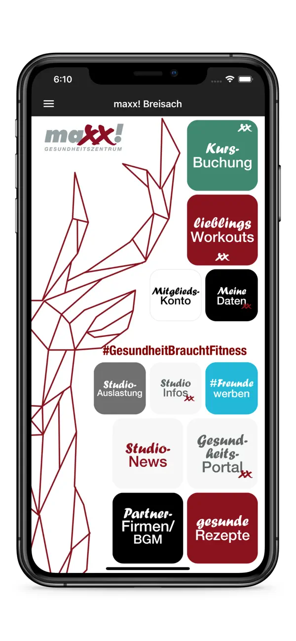 Screenshot #1 pour maxx! Gesundheitszentrum