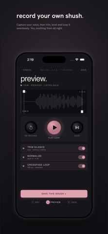 HushKit - Baby Sleep Sounds iPhone screenshot