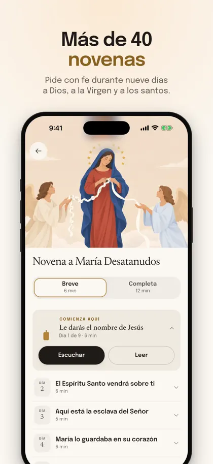 Screenshot 5 di 6 di Bendita: Oración Católica