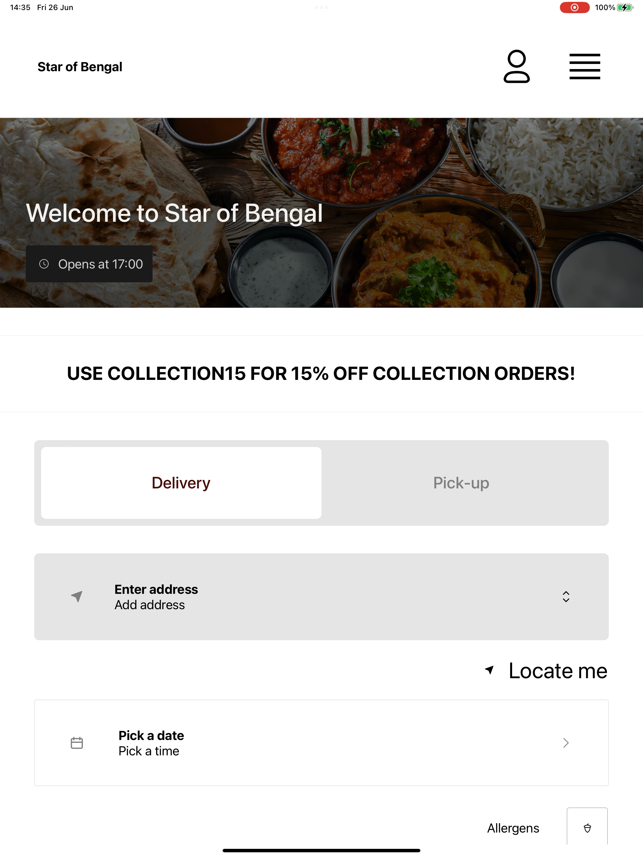 Star Of Bengal UK screenshot 10