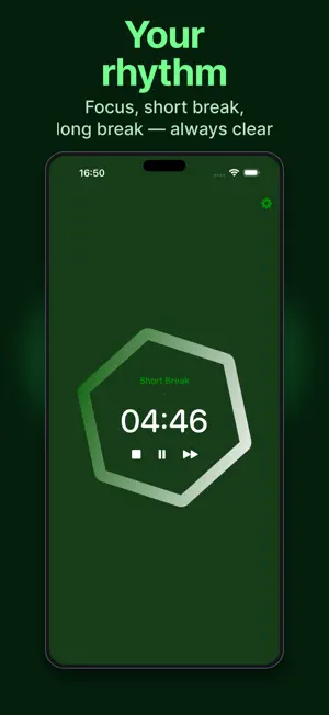 Hexa Timer: Focus & Pomodoro screenshot 3
