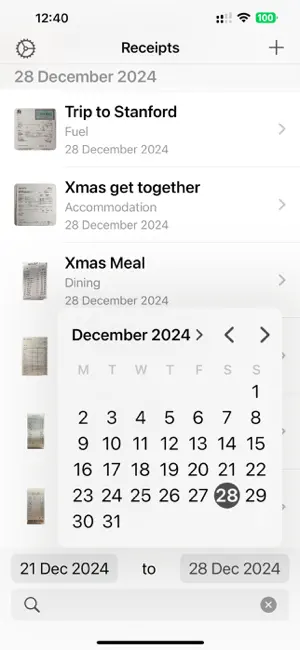 Save Receipts screenshot 1
