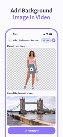 Photo & Video BG Remover iPhone screenshot