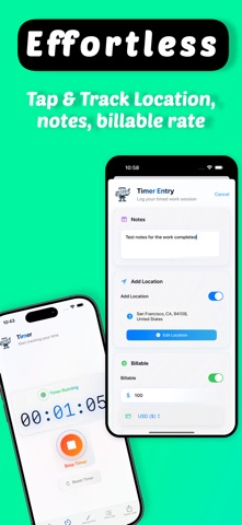 WorkTime: Hours Tracker Screenshot 2 of 6