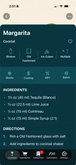 Capture d'écran de Bevnap: Cocktail Recipes sur iPhone 2
