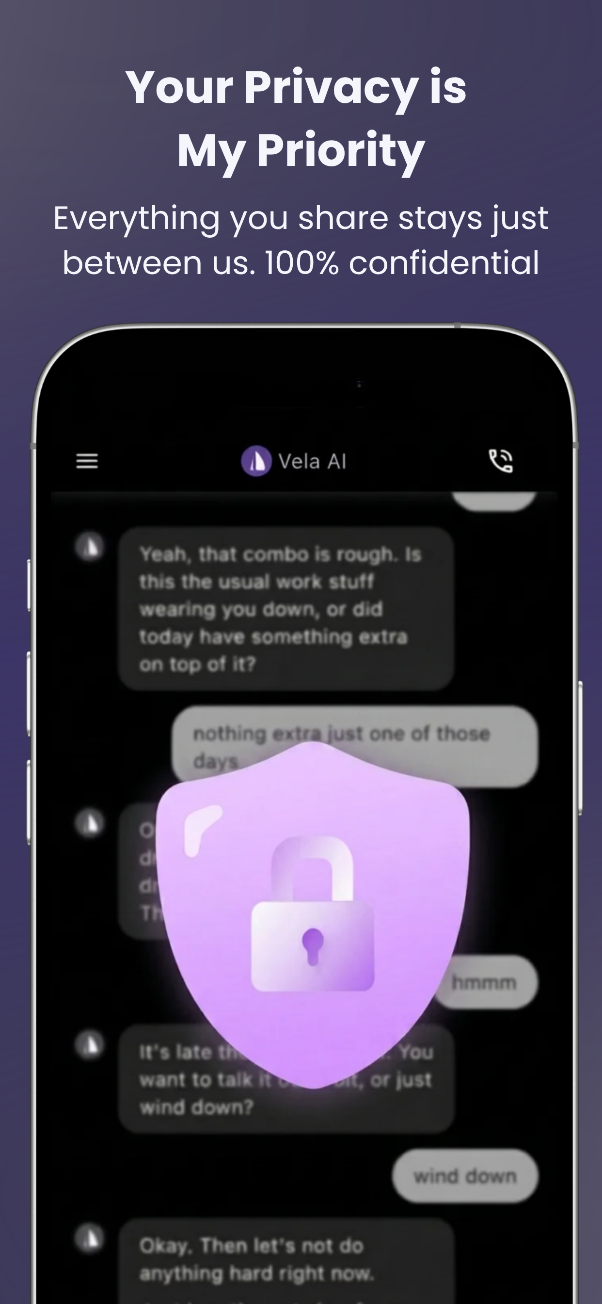 Vela: AI Menthal Health Coach screenshot 3