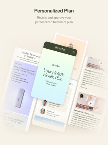 Thrivelab Health iPad screenshot