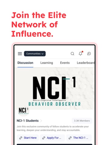 NCI iPad screenshot