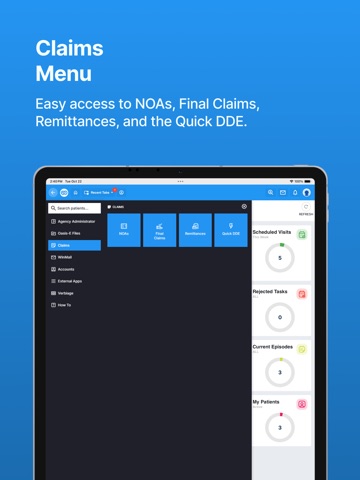 Winnolas Visit Verify iPad screenshot