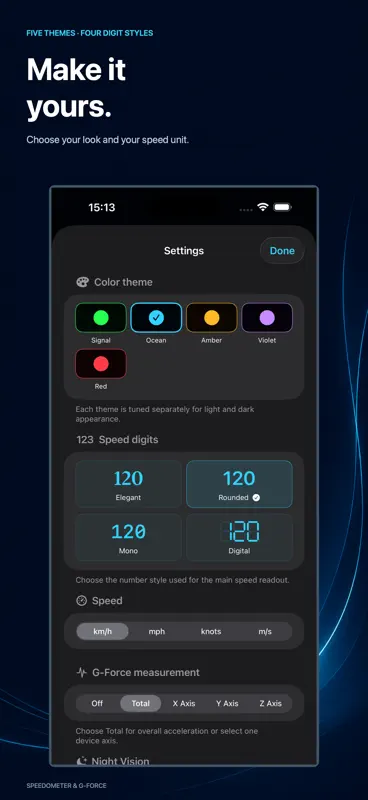 Speedometer and G-Force screenshot 4 of 7