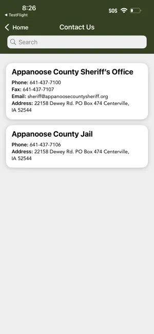 Appanoose County Sheriff Iowa screenshot 2