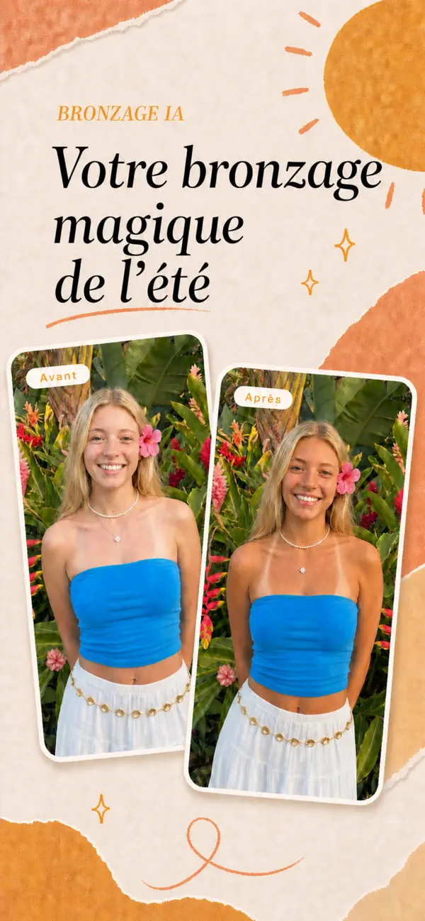 Screenshot #1 pour Sol: Bronzage Photo IA