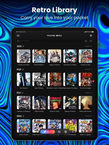 Manic EMU - Game Emulator iPad screenshot 8