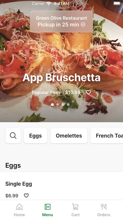 Green Olive Restaurant To Go