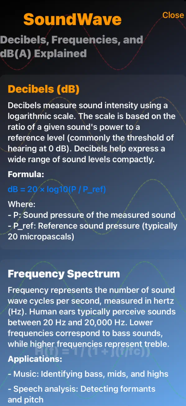 Screenshot #3 pour SoundWavesDetector