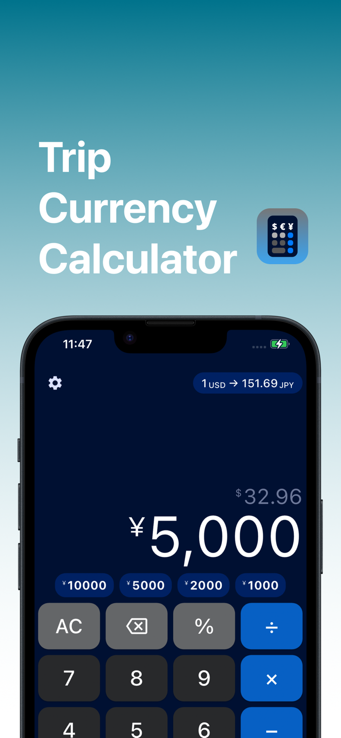 Trip Currency Calculator