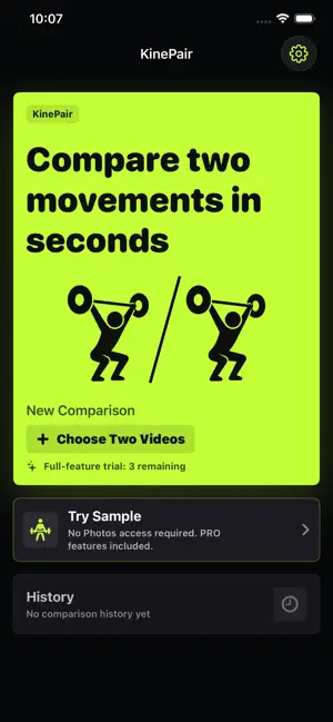 KinePair: Motion Compare screenshot 1