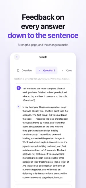 inif - AI Interview Coach screenshot 4