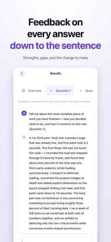 Captura 4 de inif - AI Interview Coach