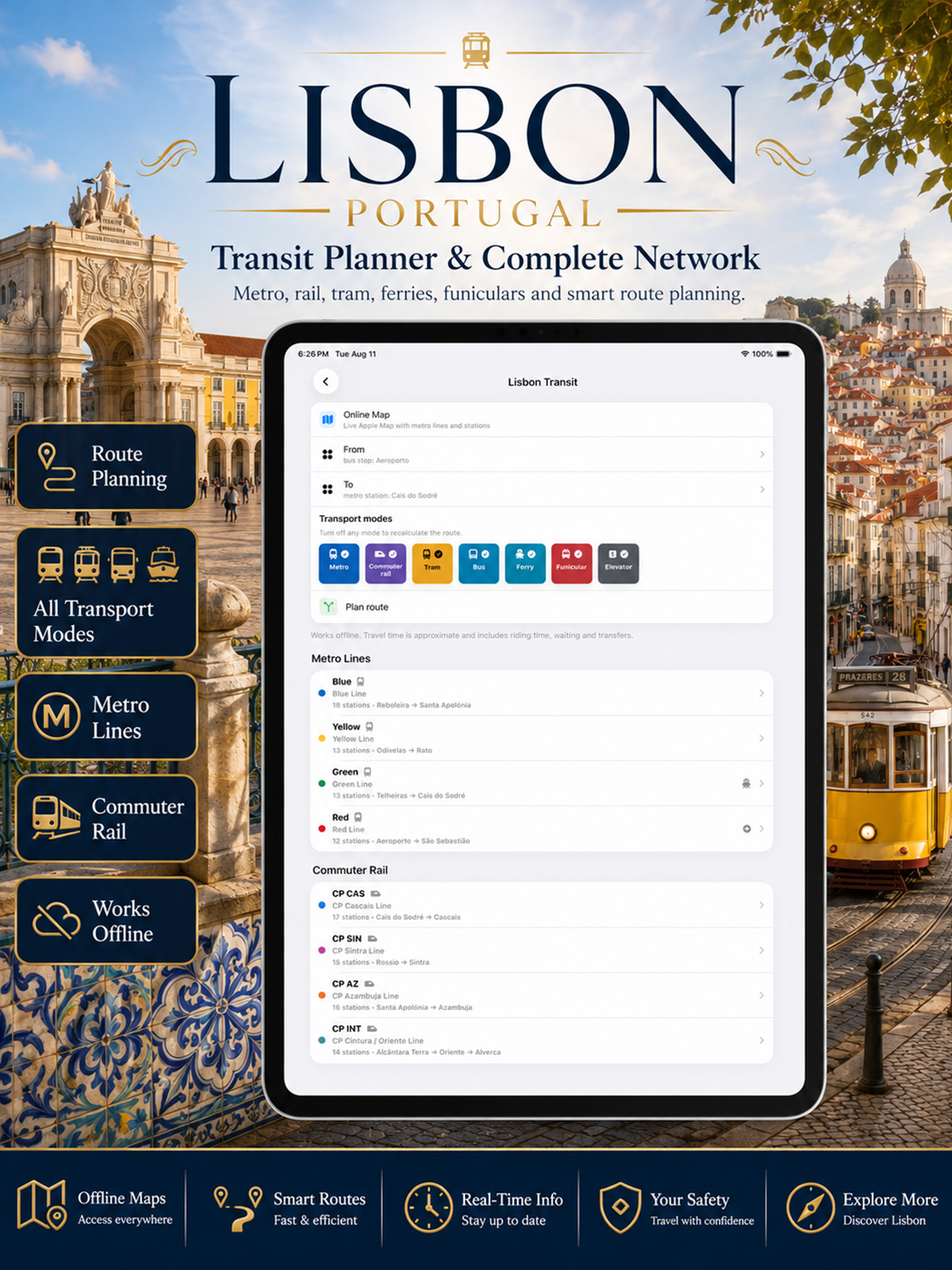 Lisbon Subway Map screenshot 13