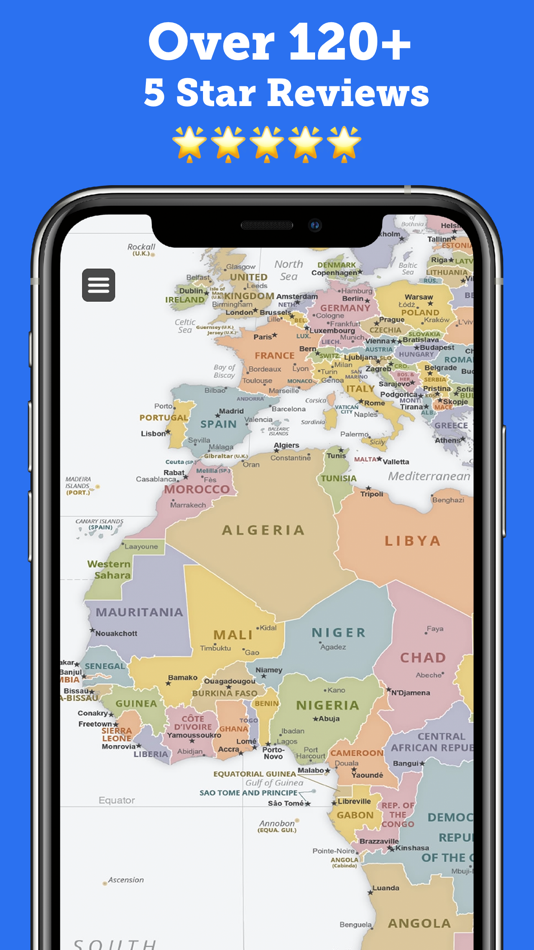 #2. World Map Pro Edition (iOS) โดย: Appventions