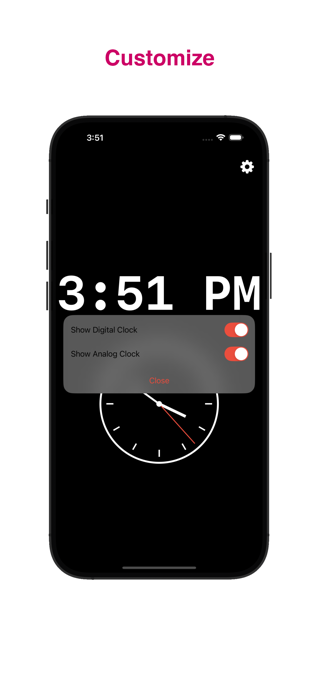 Full Screen Clock: ClearClock Screenshot 2 of 4