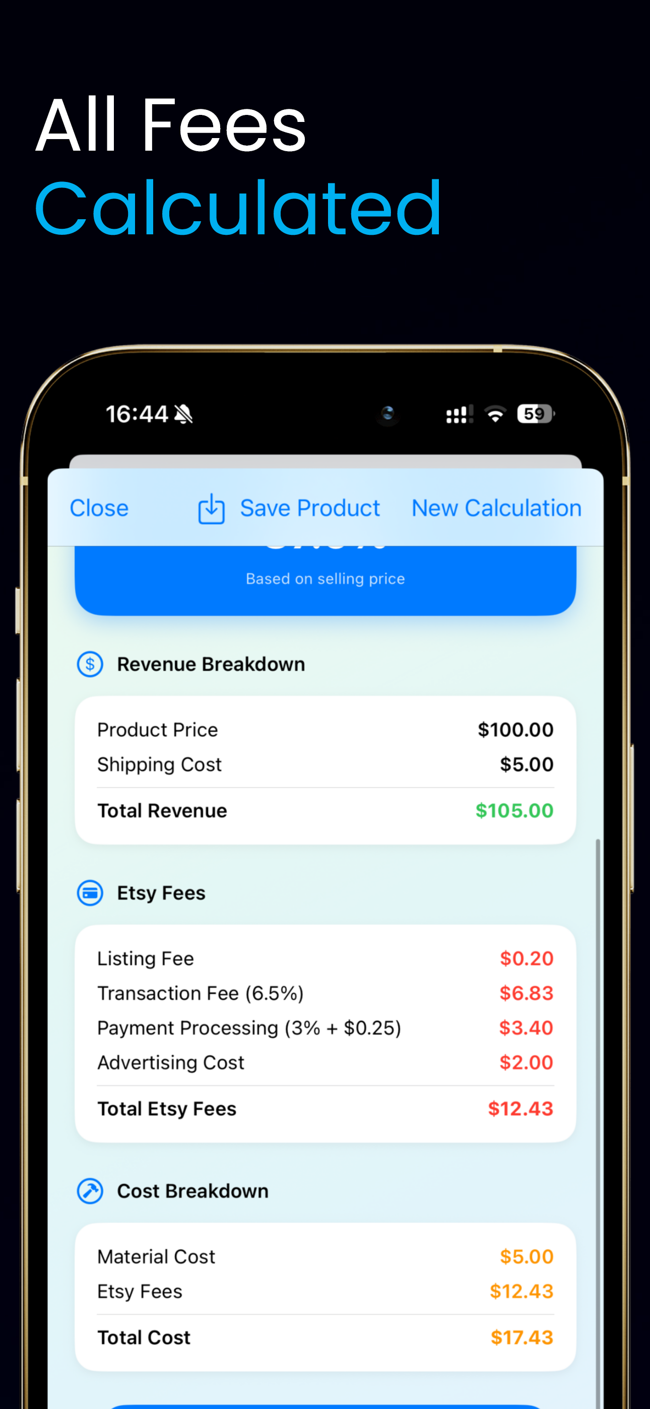 Expy Profit Calculator screenshot 4