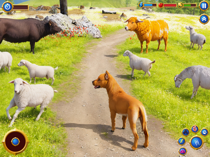Wild Shepherd Dog Life Sim