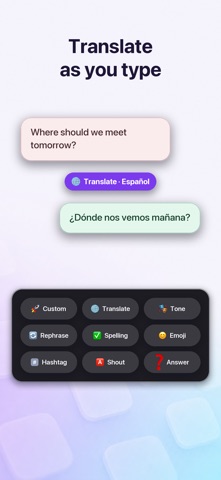 Smart Keyboard AI iPhone screenshot