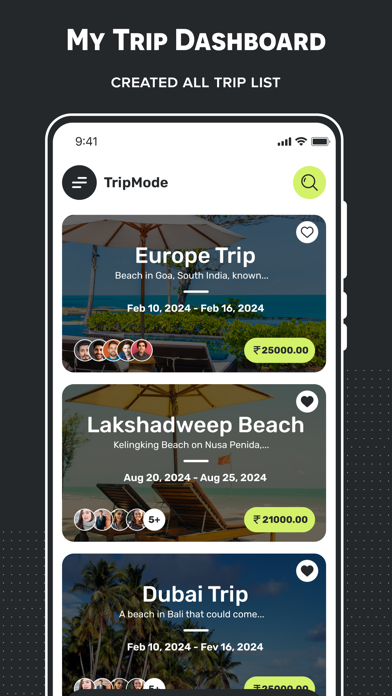 Travel Expense Dairy Screenshot