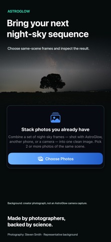 AstroGlow: Milky Way Camera のスクリーンショット