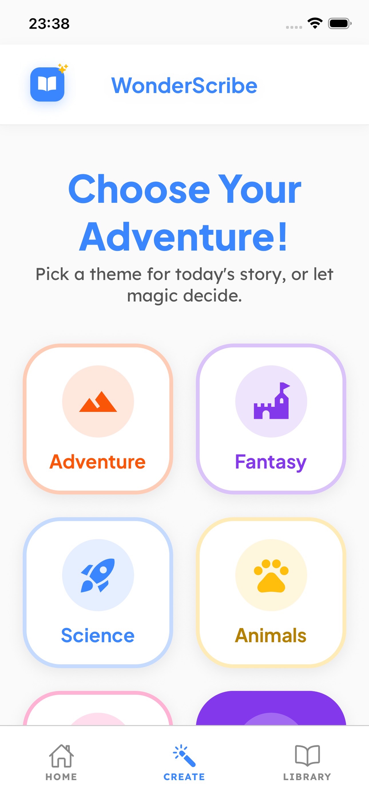 Screenshot 2 of WonderScribe: Bedtime Stories